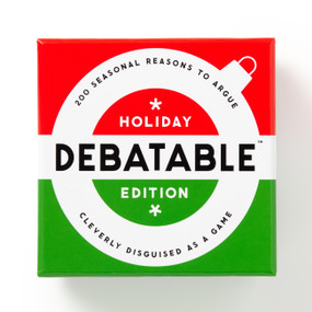 Debatable Holiday Edition Social Game by Brass Monkey, Galison, 9780735382916