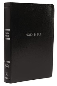 NKJV Holy Bible, Giant Print Center-Column Reference Bible, Black Leather-look, Thumb Indexed, 72,000+ Cross References, Red Letter, Comfort Print: New.. by Thomas Nelson, 9780785217701