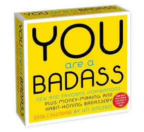 You Are a Badass 2026 Day-to-Day Calendar by Jen Sincero, 9781524897628