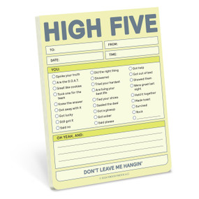 High Five Nifty Note (Pastel Yellow) by Knock Knock, 9781683494485