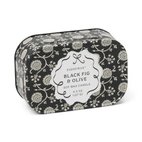 CHÉRIE PRINTED TIN - BLACK FIG & OLIVE, CHE0401